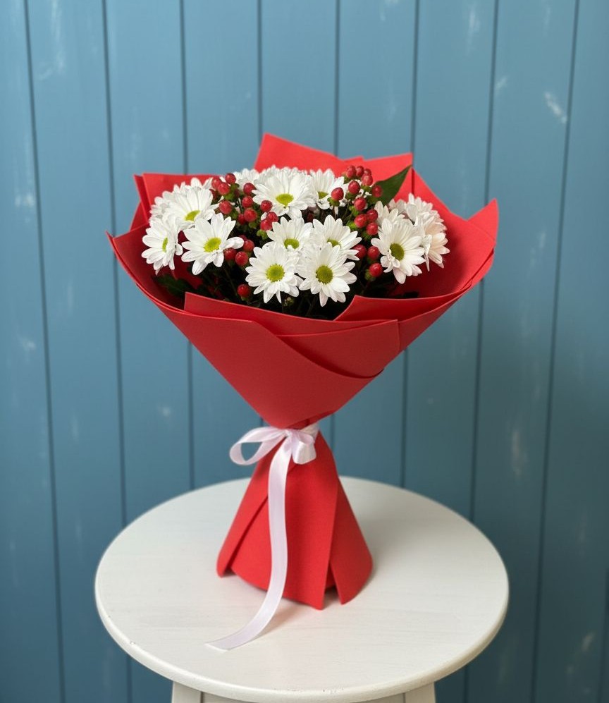 Букет цветов из: Хризантемы в Чернолучинском