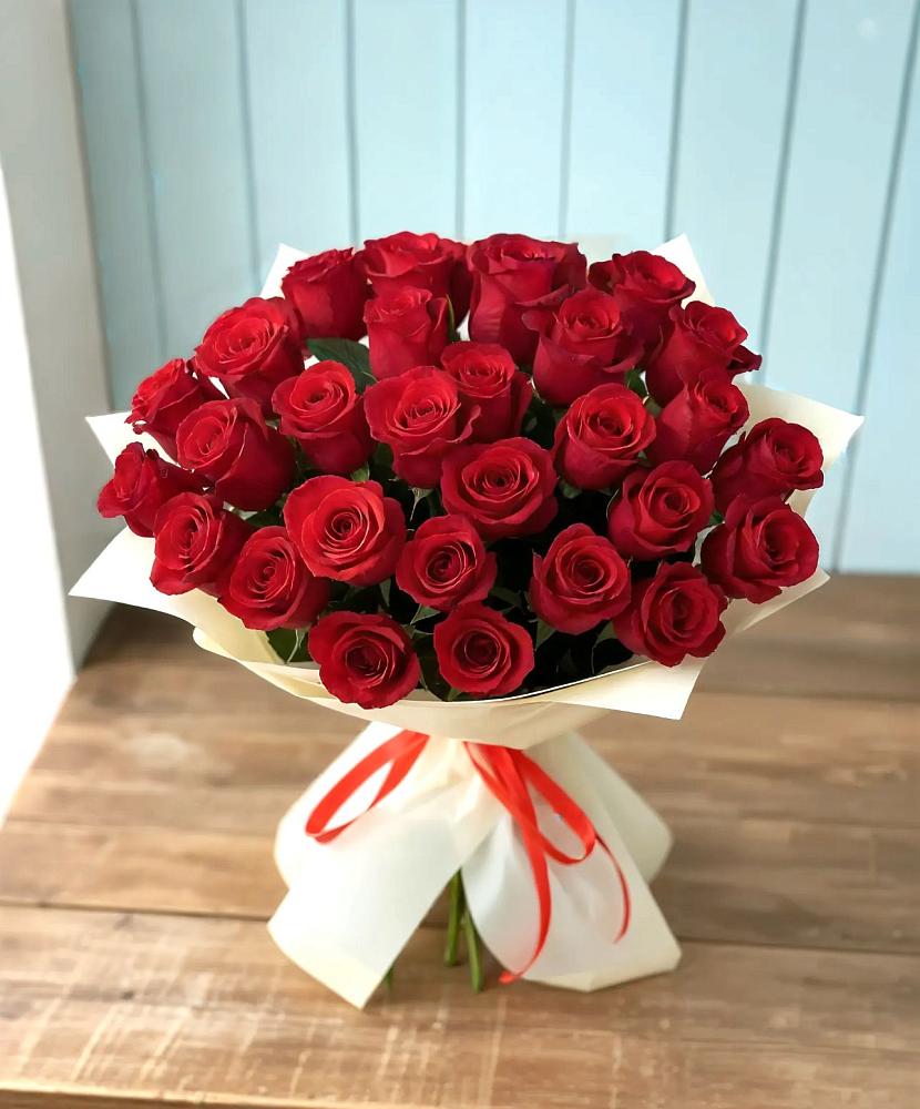 Букет 29 Красных роз в Чернолучинском