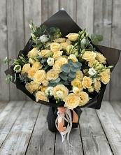 Букет цветов из:  Розы и Лизиантусы в Чернолучинском