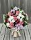 Букет цветов из: Альстромерии, Гвоздики, Розы и Хризантемы в Чернолучинском