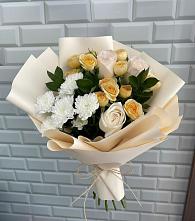 Букет цветов из:  Розы и Хризантемы в Чернолучинском