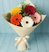 Букет цветов из:  Герберы в Чернолучинском