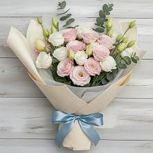 Букет цветов из:  Лизиантусы #REPLACE_PRED# Чернолучинском