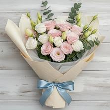 Букет цветов из:  Лизиантусы в Чернолучинском