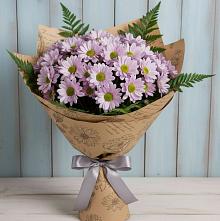 Букет цветов из:  Хризантемы #REPLACE_PRED# Чернолучинском