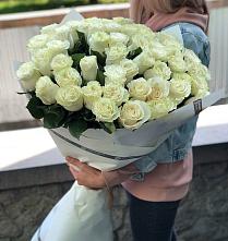 Букет 35 Белых роз #REPLACE_PRED# Чернолучинском