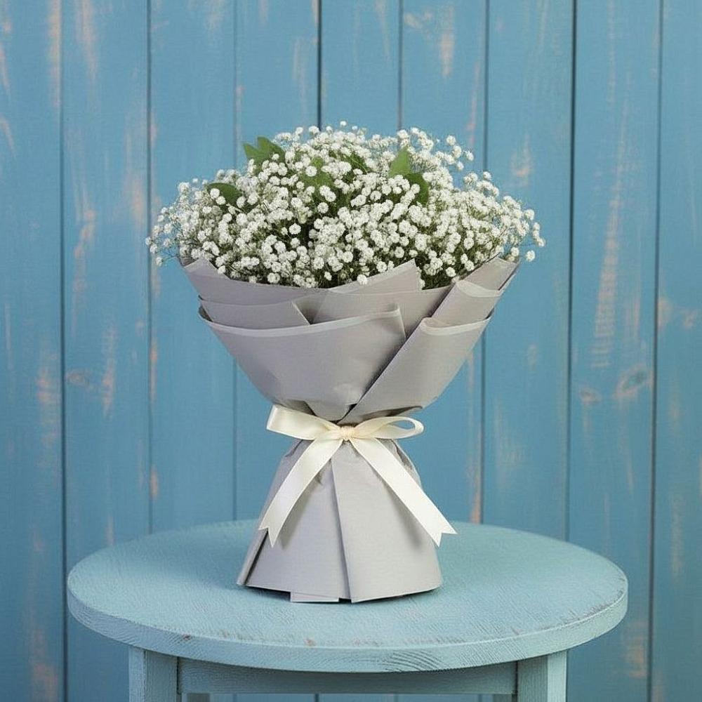 Букет цветов из: Гипсофила в Чернолучинском