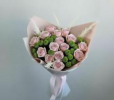 Букет цветов из:  Розы и Хризантемы #REPLACE_PRED# Чернолучинском