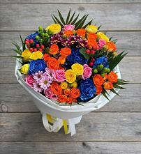 Букет цветов из:  Розы и Хризантемы в Чернолучинском