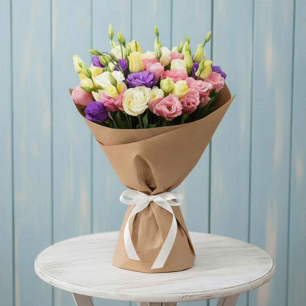 Букет цветов из: Лизиантусы в Чернолучинском