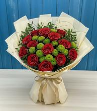 Букет цветов из:  Розы и Хризантемы в Чернолучинском