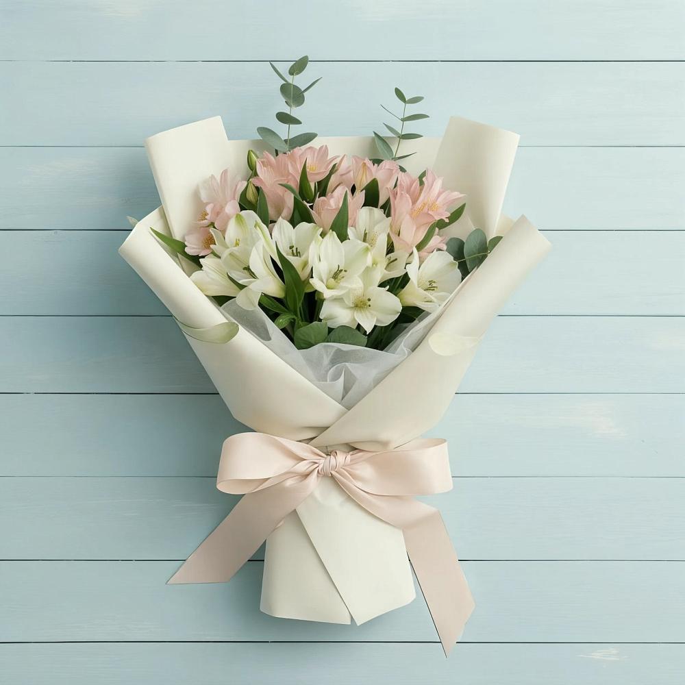 Букет цветов из: Альстромерии в Чернолучинском