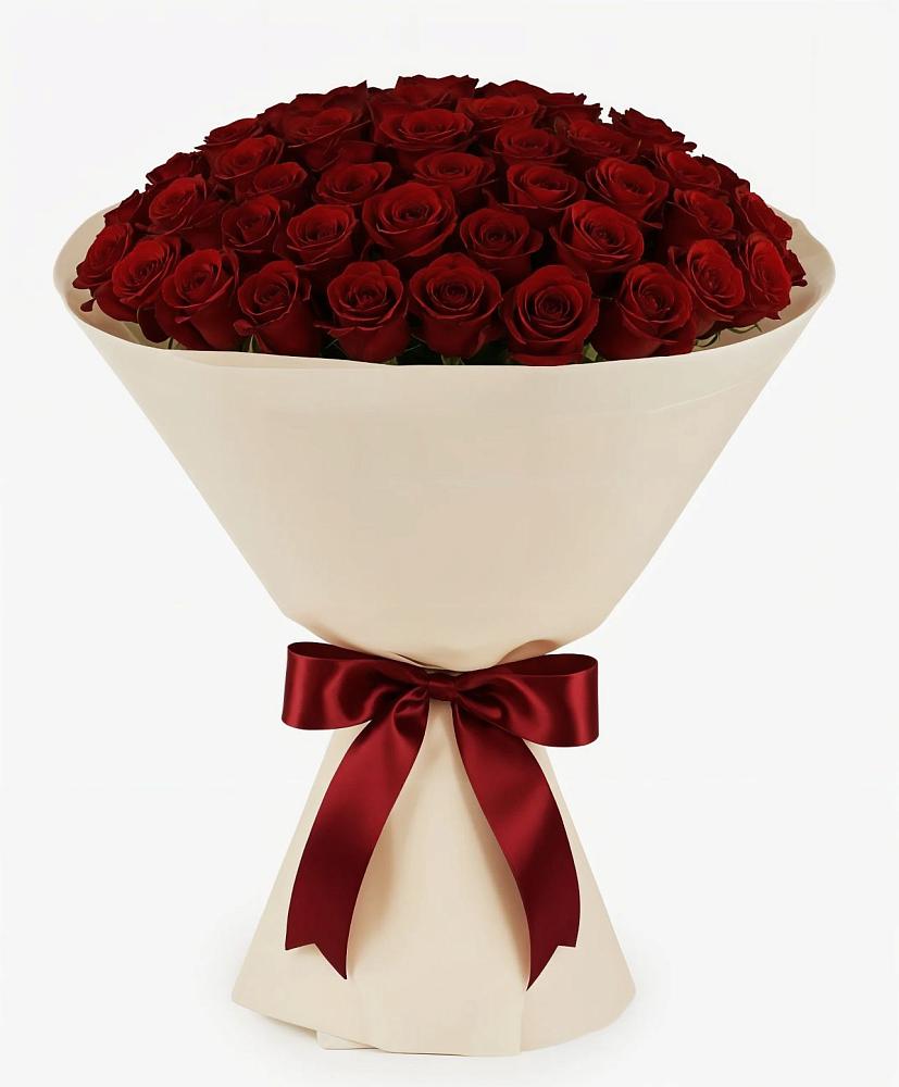 Букет 101 Бордовая роза Блэк Бакарра в Чернолучинском